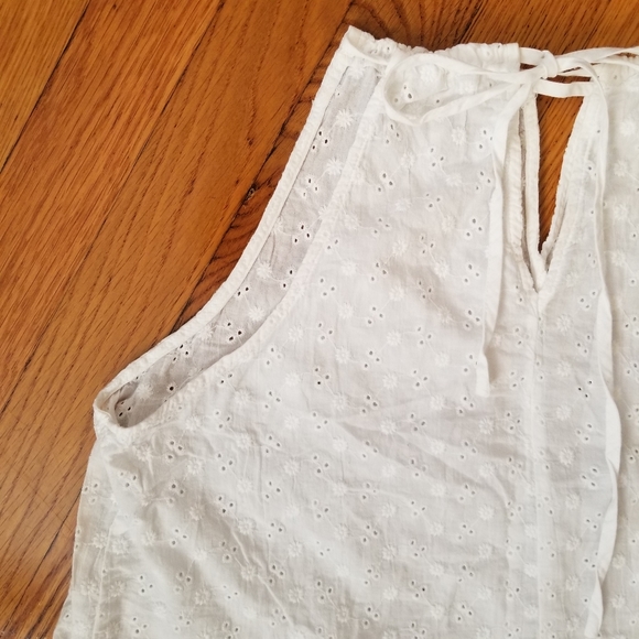 Eyelet Ruffle Halter - Size Medium - Picture 9 of 12